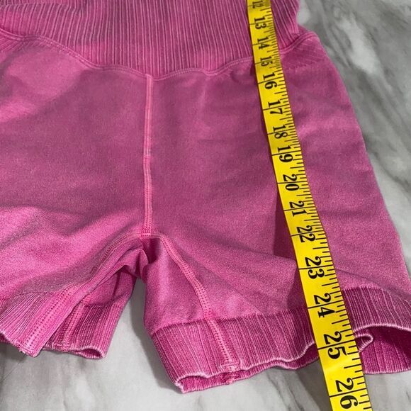 JoyLab Pink Seamless Ribbed Activewear Romper‎ XS One Piece Yoga Short Jumpsuit - Picture 12 of 12